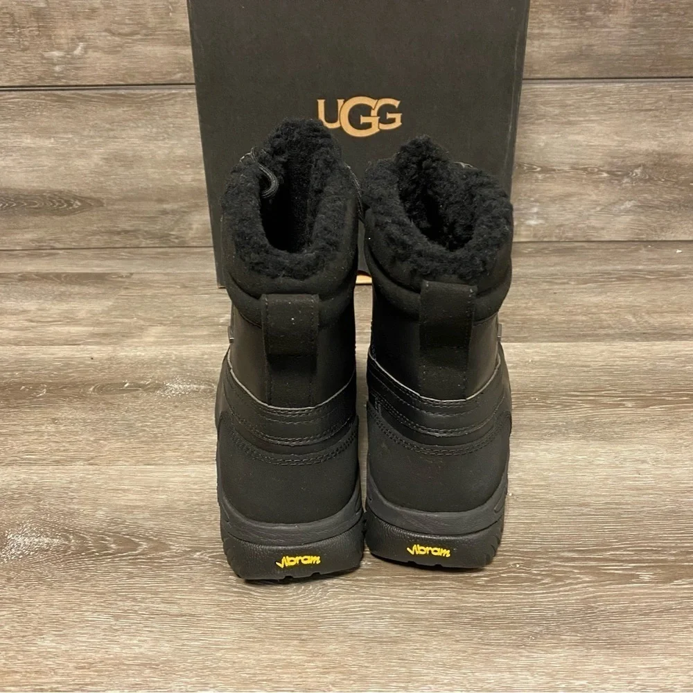 UGG | Men’s Felton Black WaterProof Leather Snow Boots NEW